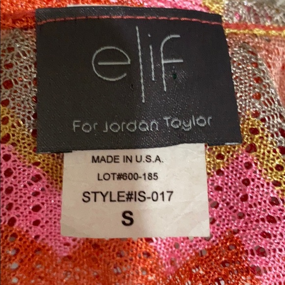 Elif for Jordan Taylor Chevron Maxi Dress Swim Cover Up - Picture 9 of 10